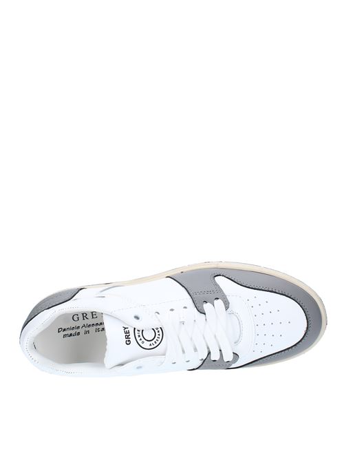 Trainers model F507KL1714206 in leather DANIELE ALESSANDRINI | F507KL1714206BIANCO-GRIGIO